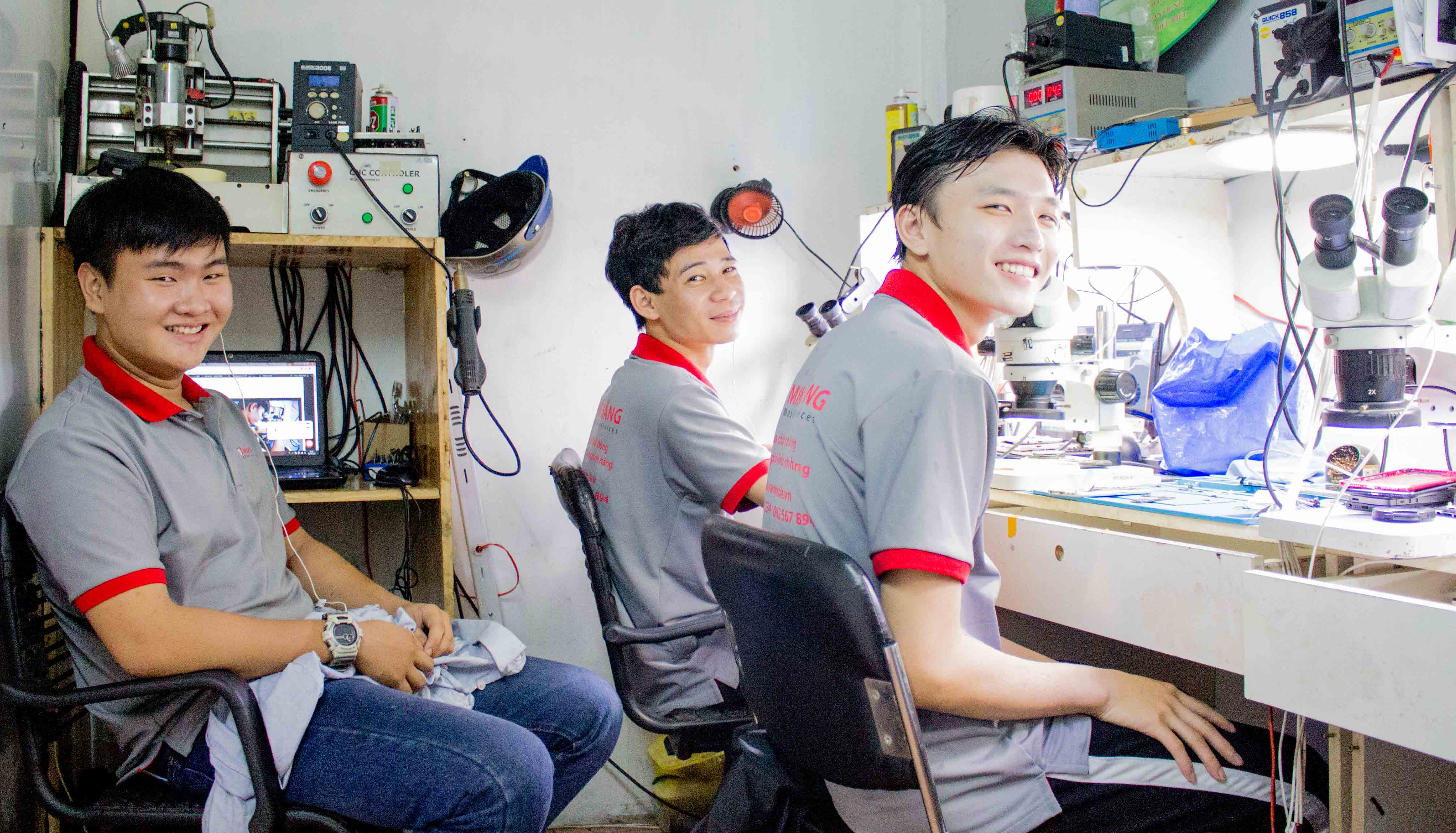 Đôi ngũ kĩ thuật dày dặn kinh nghiệm
