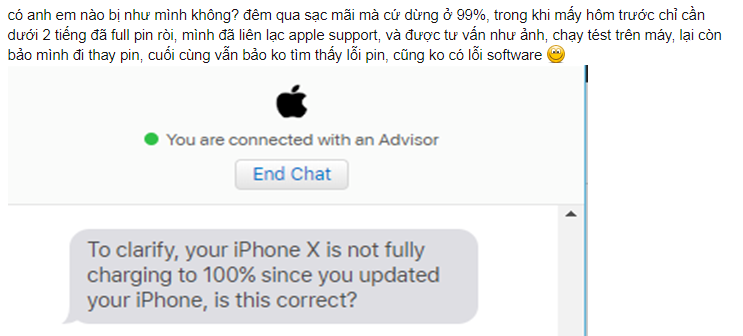1 5 Khắc phục iPhone X lỗi sạc