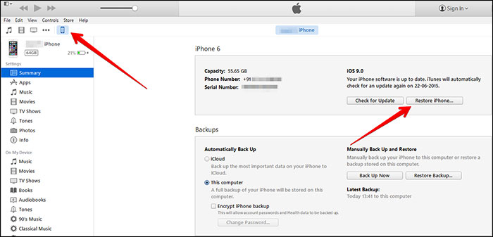 Xử lý nhanh iPhone6s Plus liệt cảm ứng 7 ga4 Xử lý nhanh iPhone6s Plus liệt cảm ứng