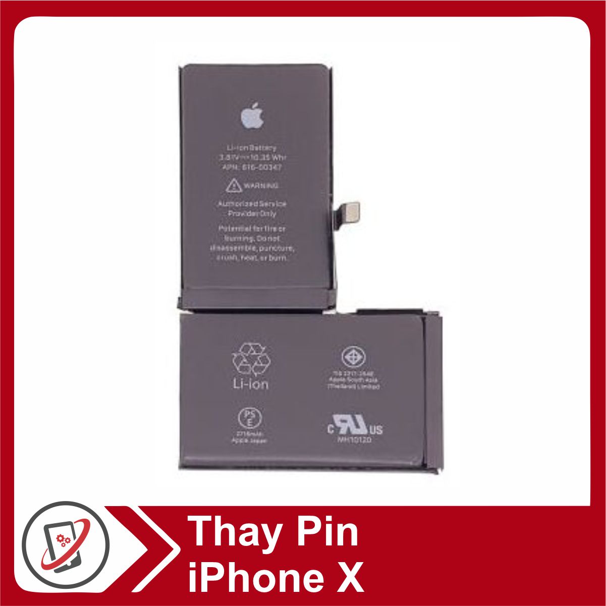 Bảng giá thay Pin Pisen iPhone X | XR | XS | XS Max Chính hãng