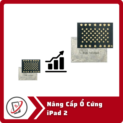 Nang Cap O Cung iPad 2 Nâng Cấp Ổ Cứng iPad 2