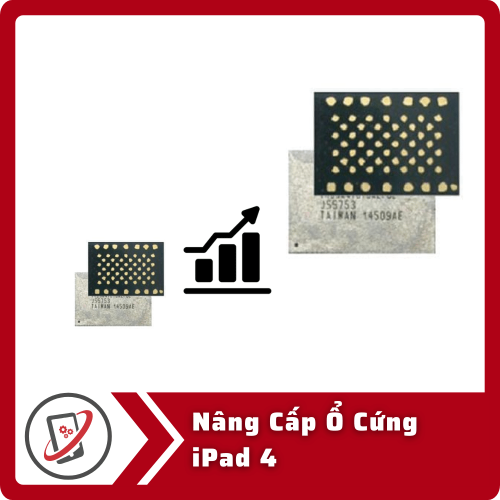 Nang Cap O Cung iPad 4 Nâng Cấp Ổ Cứng iPad 4