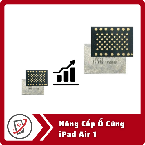 Nang Cap O Cung iPad Air 1 Nâng Cấp Ổ Cứng iPad Air 1