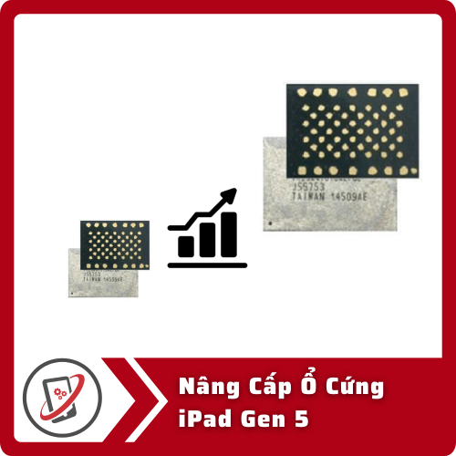 Nang Cap O Cung iPad Gen 5 Nâng Cấp Ổ Cứng iPad Gen 5