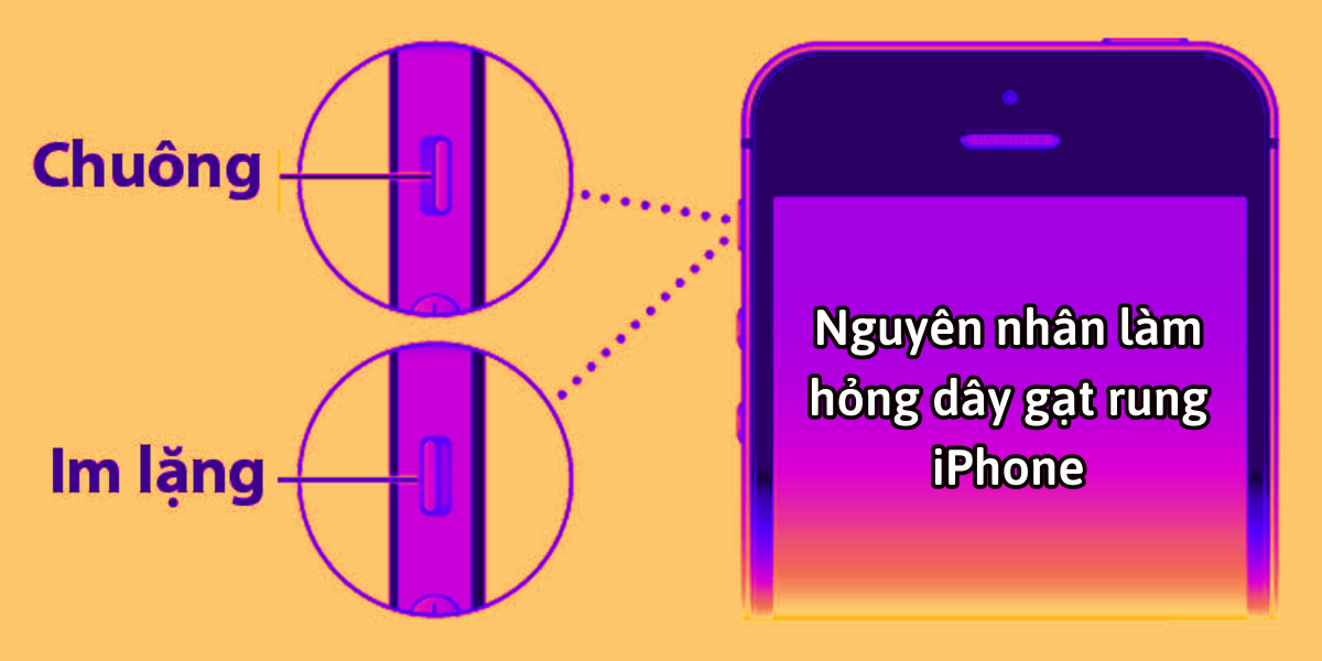 Thay dây gạt rung iPhone 6 7 Nguyen nhan lam hong day gat rung iPhone Thay dây gạt rung iPhone 6